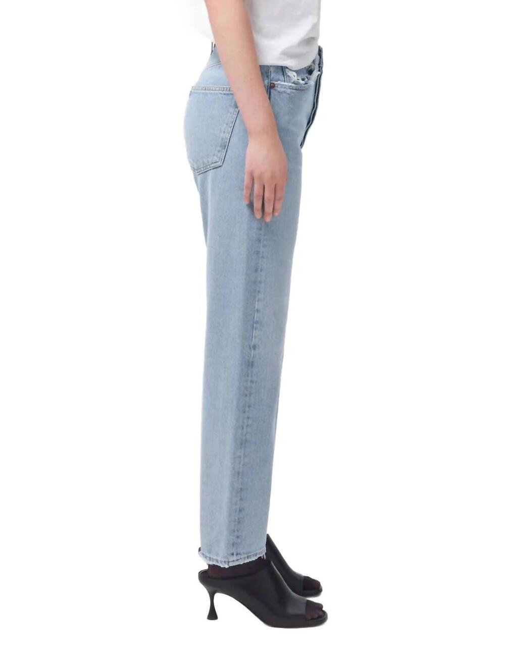 NEW AGOLDE 90's mid rise loose fit jean in snapshot